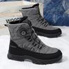 Winter Men's Boots High Top Cotton Shoes Plush Warm Snow Boots Non-slip Hiking Boots for Men Winter High Top Sneakers