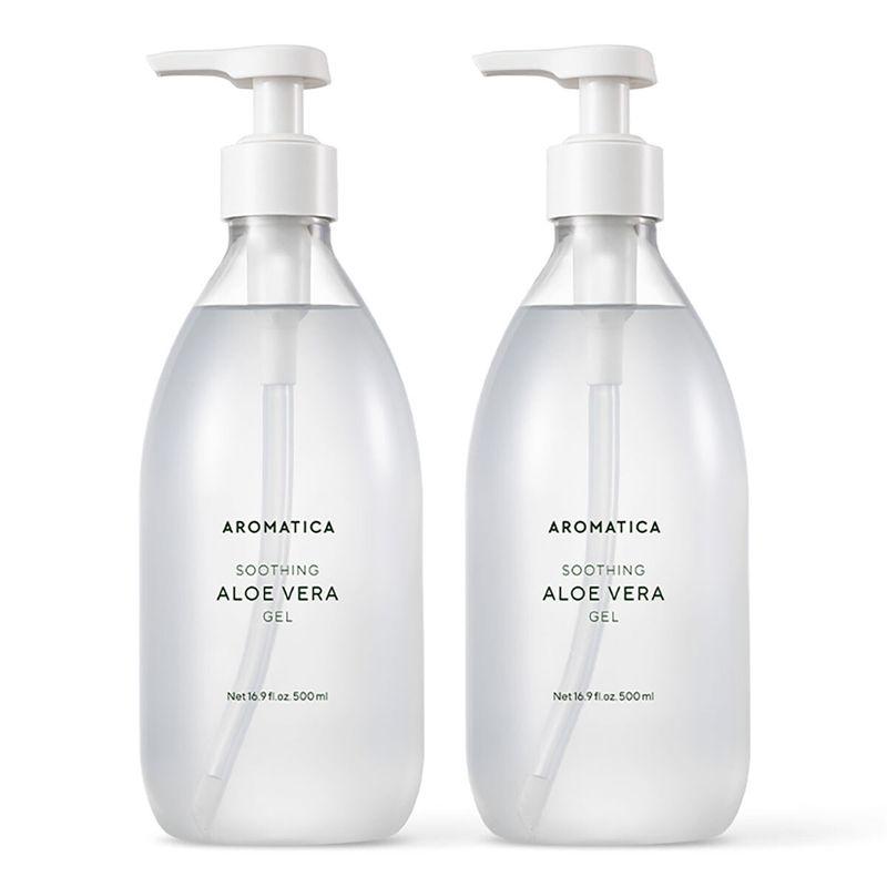 

Aromatica Soothing Aloe Vera Gel 500ml X 2