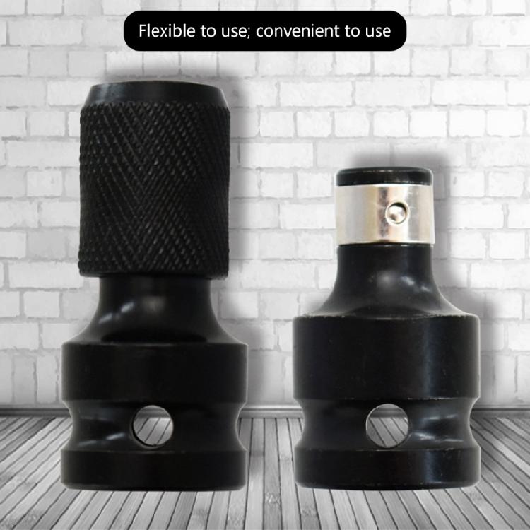Quick Releases 1/2Inch Square Drive To 1/4Inch Hex Socket Adapter Converters Chucks Adapter for Ratchet Wrench