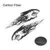 2PCS Fierce Shark Car Door Side Skirt Stickers Self-Adhesive Waterproof Shark Flame Pattern Vinyl Decals Auto Decor Accessories
