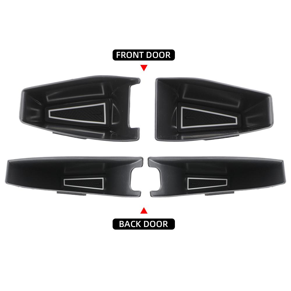 For Tesla Model 3 2017-2024 Model Y 2020-2024 Door Handle Storage Box Interior Accessories Inner Handle Organizer Phone Holder