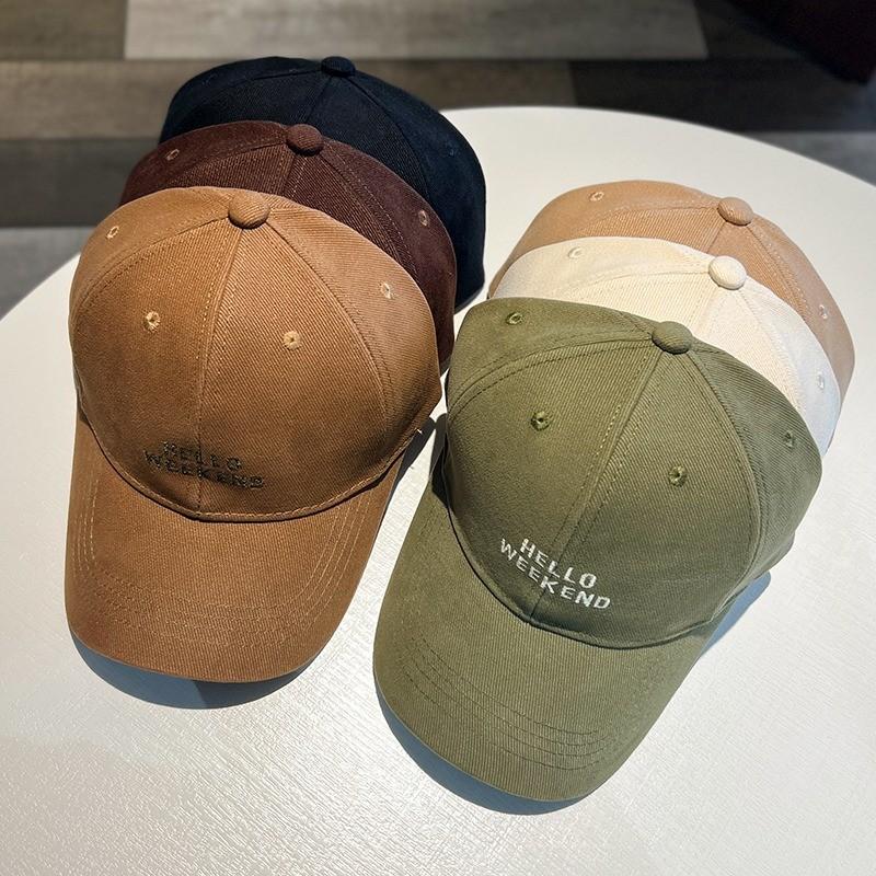 Hello Embroidered Baseball Cap For Men Women Casual Sun Hat Adjustable Cotton Sun Protection