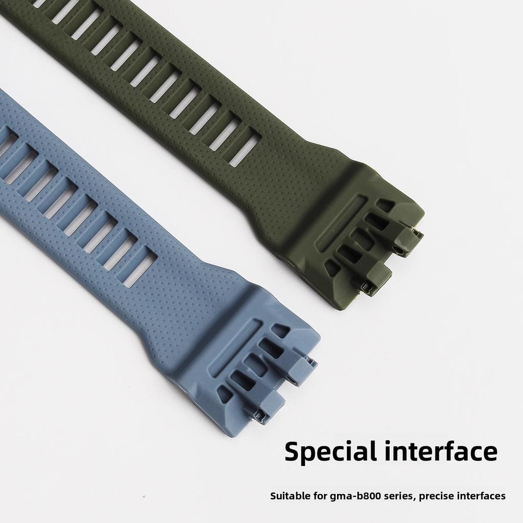 GBA800 Vervangende Band Voor Casio horloge G-SHOCK GBA-800 GMA-B800 Mannen sport Waterdicht siliconen rubber horlogeband Accessoires
