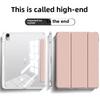 2025 for iPad Case Transparent Acrylic Cover with Pencil Holder for iPad 11 Pro 11 Air 11 Protective Shell