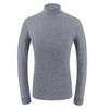 Yi Er Shuang Men's 3-Layer Thick 100% Cotton Mock Neck Thermal Top