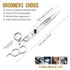 8.0" Napsen Swivel Handle Professional Pet Grooming Shears