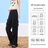 Women's Quick-Dry Ice Silk Wide-Leg Cargo Hiking Pants