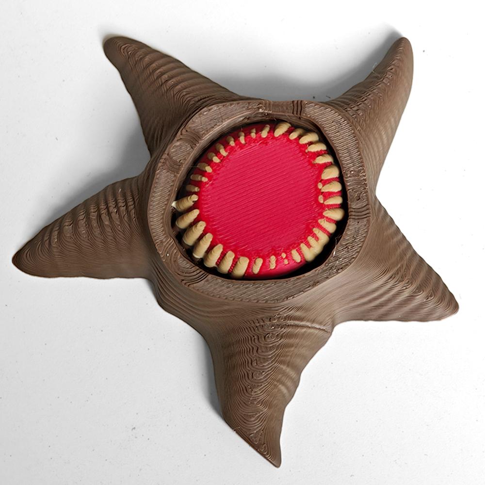 Bloop vs El Gran Maja Mořské stvoření 3D tištěné figurky Flexibilní Fidget hračky Hlubinný monstrum Sběratelská sada pro milovníky oceánu