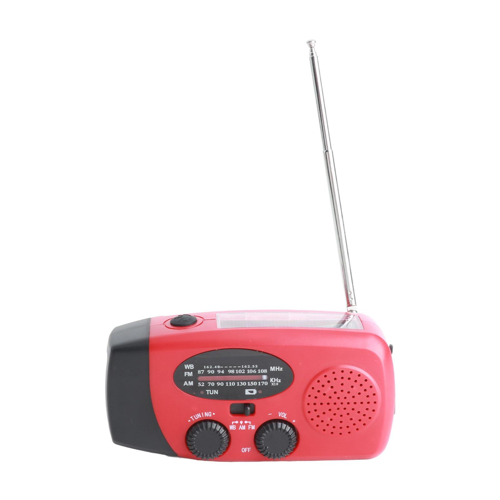 

Ручное радио, портативное автономное солнечное метеорологическое радио с аварийным фонариком для использования на открытом воздухе