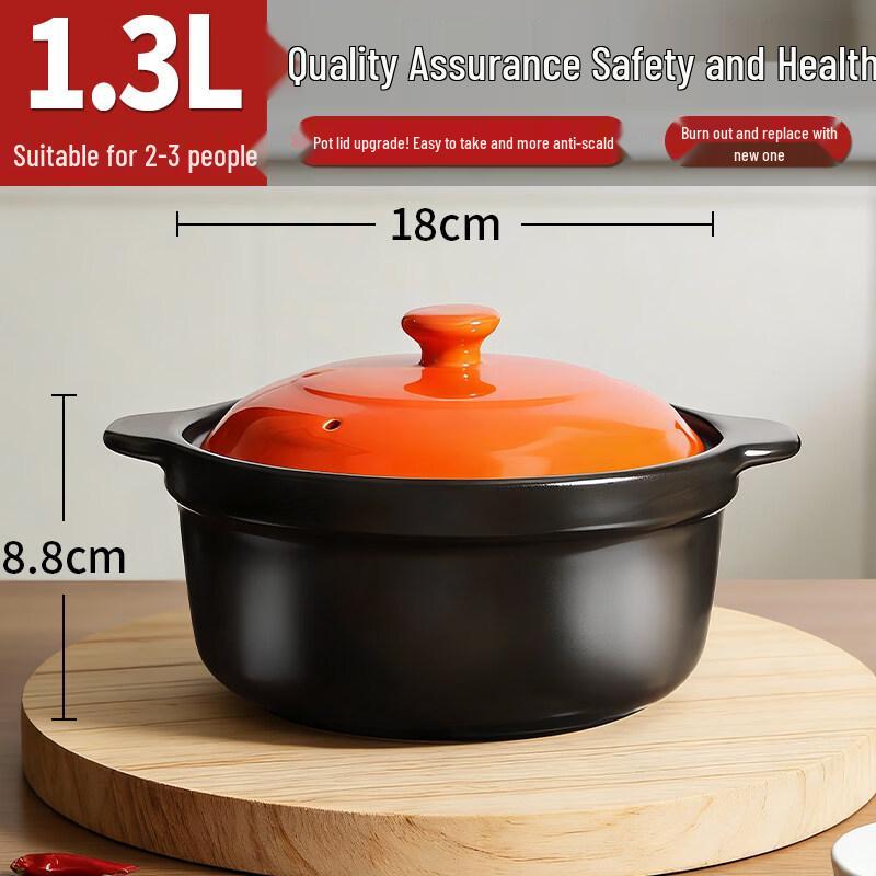 Thickened Ceramic Casserole Pot