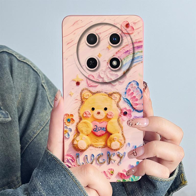 Für Huawei Nova 12i 4G Handyhülle Abdeckung Weiches Silikon Süß Bemalte Schale Cartoon Funda Süß Bedruckte Schutzhülle Coque