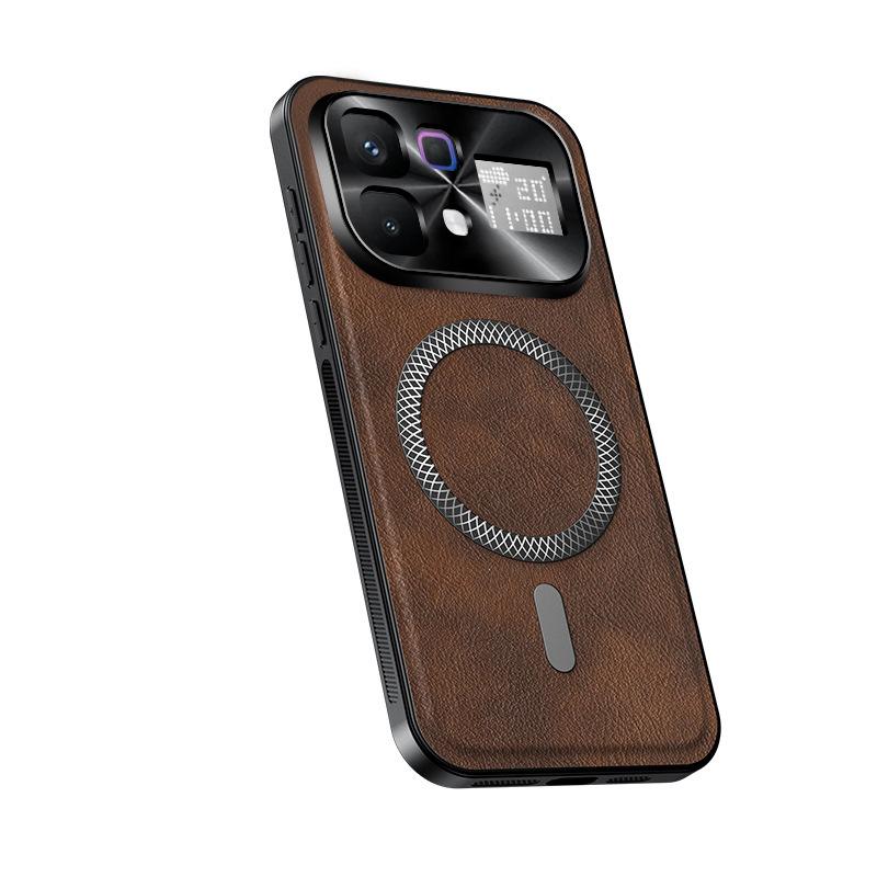 Compatible with Transsion Lnfinix Note60Pro Metal Lens Magnetic Phone Case, Lnfinix HOT70 Set