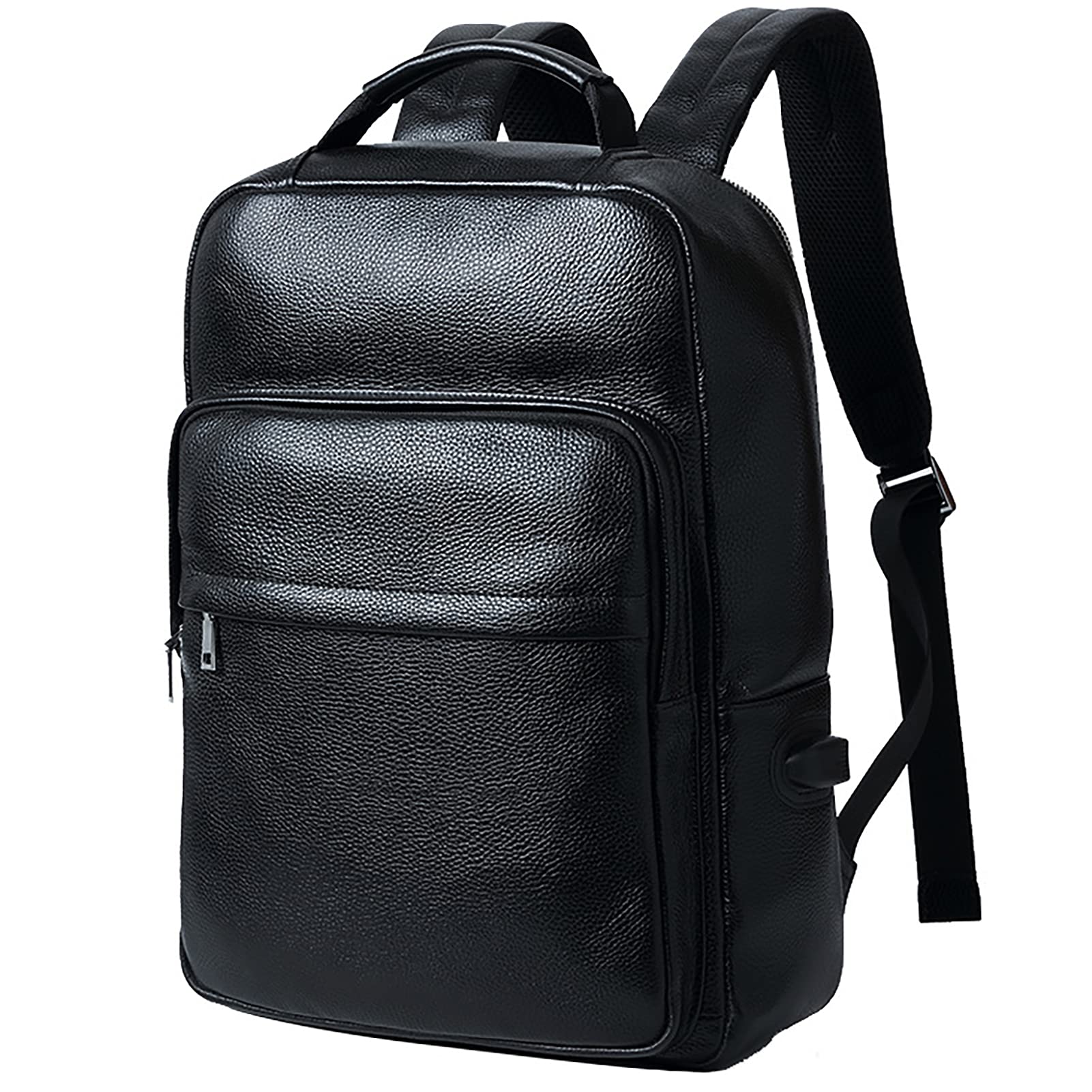 

Рюкзак для подлинного ПК Большой Бизнес Бизнес Черный [Арига] Мужчины, Кожа, Воловья кожа, Отделение для 15,6-дюймового ноутбука, A4, Кожаный, Вместительный, Многофункциональный, чёрный