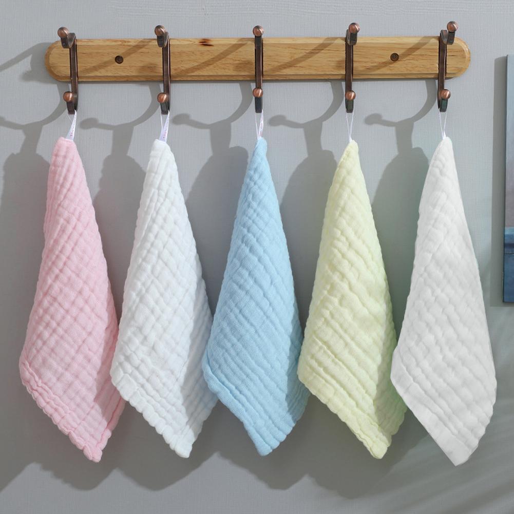 New Baby Muslin Washcloths Soft Newborn Baby Face Towel for Sensitive Skin- Baby Registry as Shower
