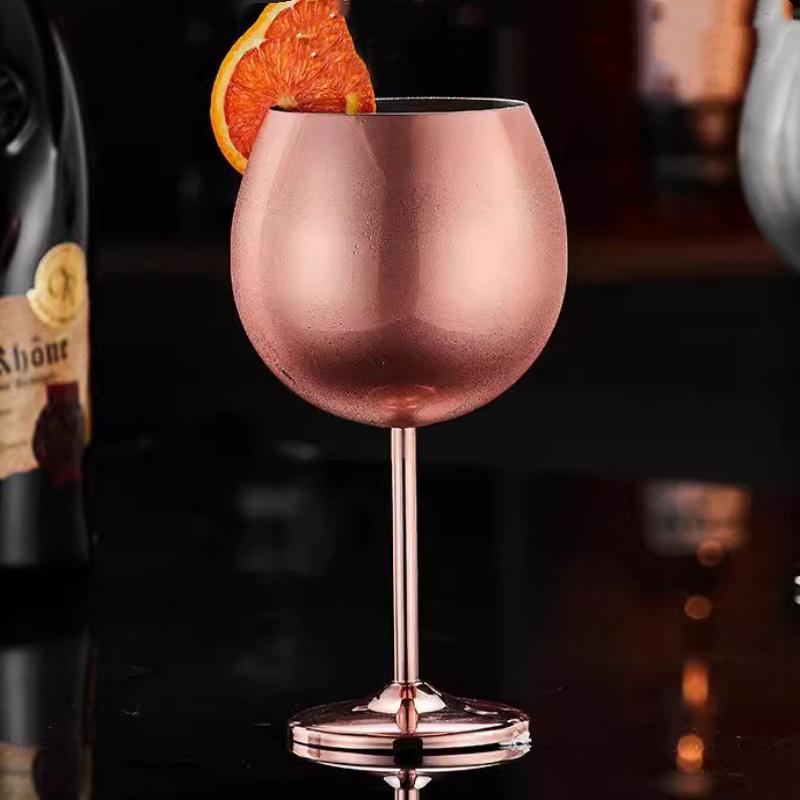 Stainless Steel Wine Glases Creative Agave Cup Liquor Cocktail Goblet Juice Tumbler Bar Party Wedding Restaurant Drinkware Cup