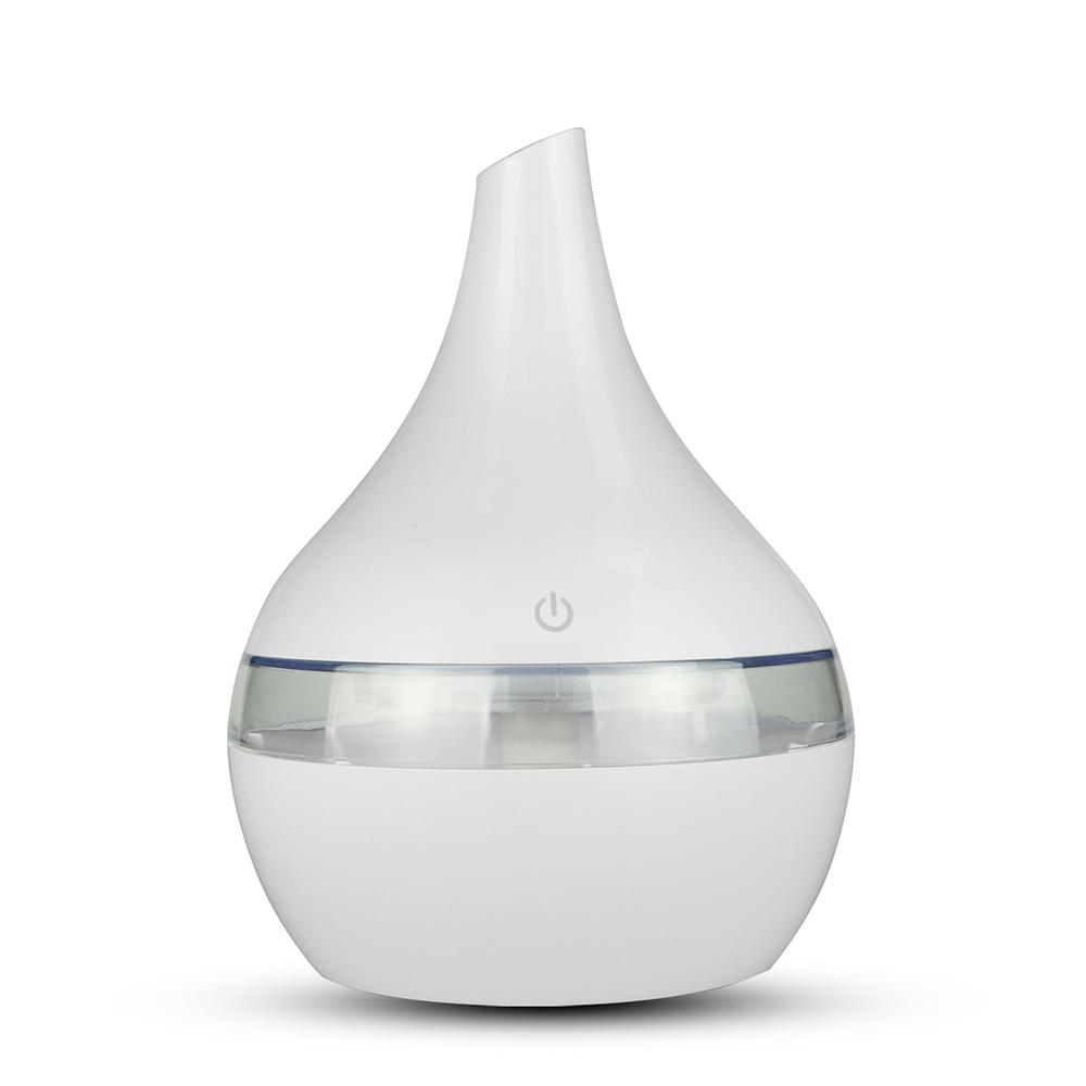 Air Humidifier Mini Ultrasonic USB Essential Oil Diffuser Purifier Aroma Anion 300ML Mist Maker for Home Car with LED Night Lamp
