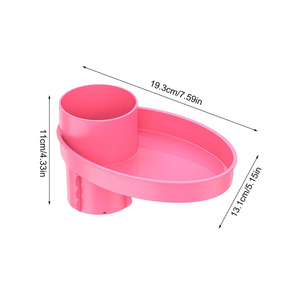 Stable Plate Travel Tray For Kids Car Seat Storage Tray lightweight Auto Seats Food Plate Snacks Toys Cup Tray Car Accessories