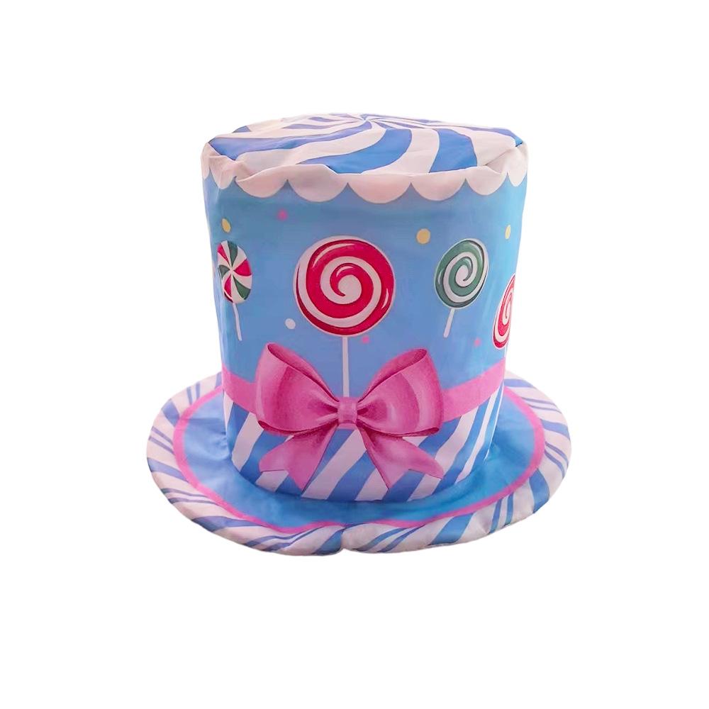 New American Christmas Hat Uncle Sam Hat Holiday Decoration Props Children's Cartoon Top Hat Top Hat