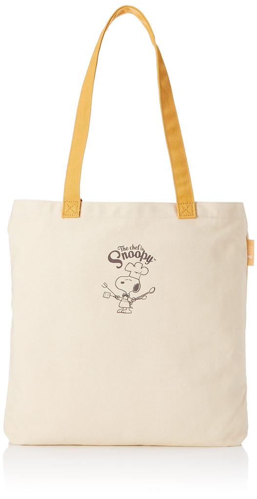 Snoopy 2-Handle Tote Bag, White, Chef