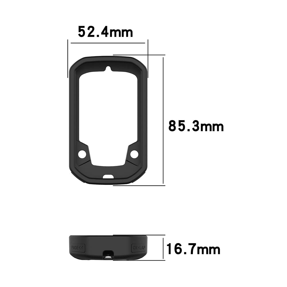 Voikoli Case for Bryton Rider 430/420/320 Soft Silicone Protective Cover Case for Bryton Rider 430/420/320 GPS Cycling Accessories (Red)