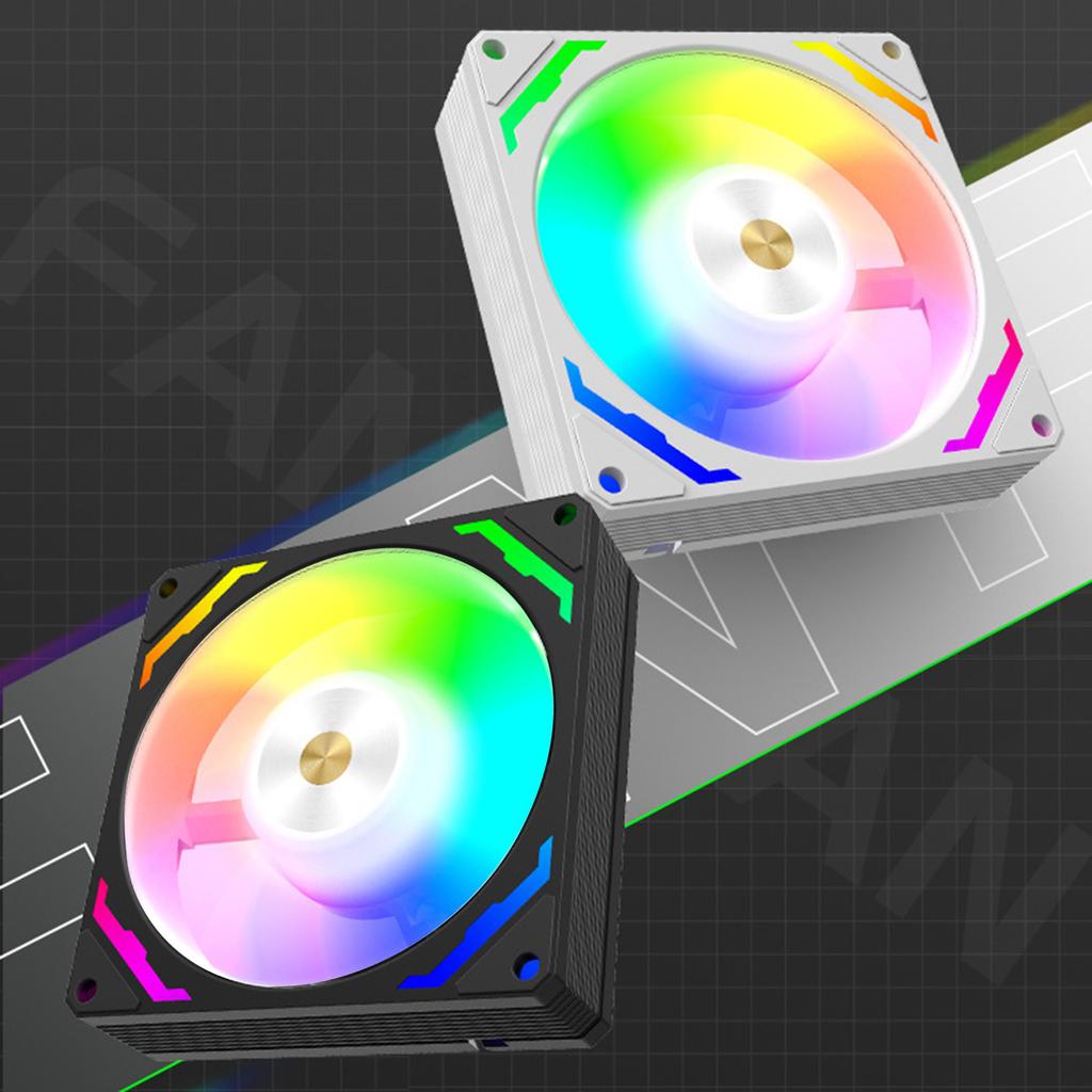 90mm ARGB LED PWM Cooling Fan Desktop CPU Air Cooler Quiet Operate For PC Case 9CM 9025 Fan