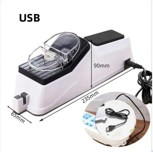 

Профессиональная USB электрическая точилка для ножей Регулируемые кухонные ножи Инструмент для быстрой заточки Заточка ножей Кухонные принадлежности 23.5x9x6.5