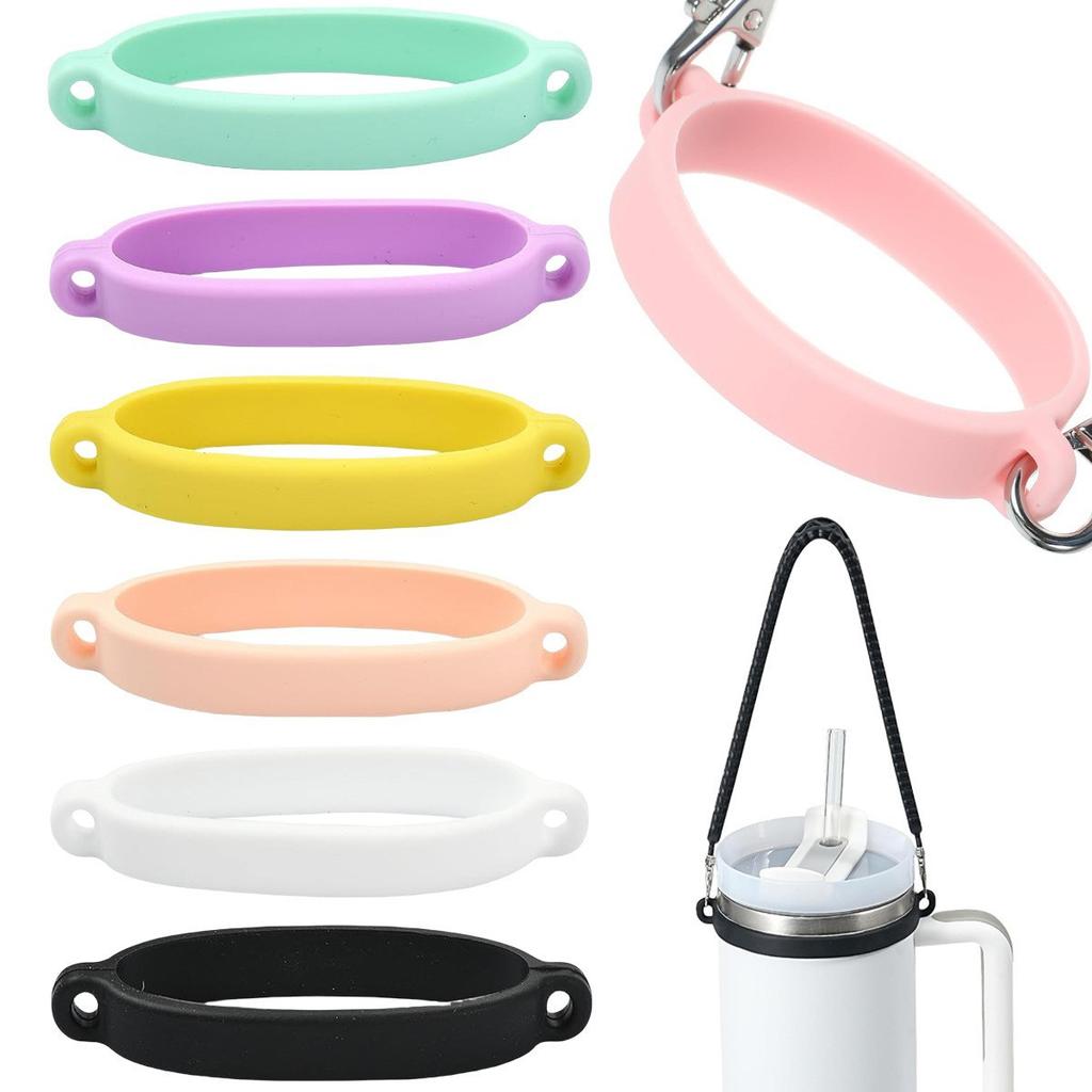 Portable Silicone Cup Ring, Silicone Coaster, Silicone Water Cup Hanging Rope Ring