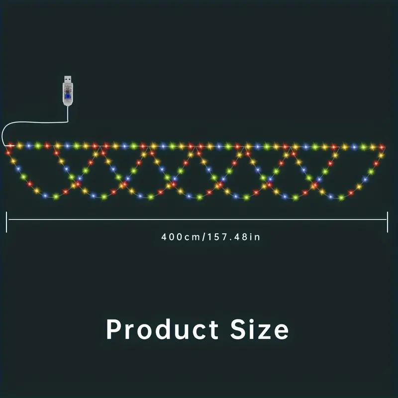 

Рождественские светодиодные гирлянды USB 8 режимов перекрестные полукруглые провода гирлянды для патио сада свадьбы валентинки рождественской вечеринки декор