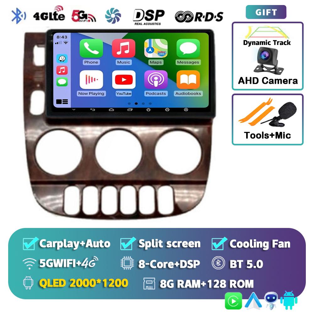 Android 13 Carplay Auto For Benz M-Class W163 ML 1997 1998 1999 2001 2002 2003 2004 2005 Car Radio Multimedia Player Stereo DSP