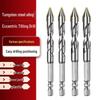 Eccentric Ceramic Triangle Drill Bit for Tile, Glass, Brick, and Rock Slab