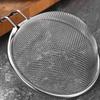 Professional Stainless Steel Fine Mesh Filter Hanging Edges Multipurpose Kitchen Tool Dishwasher Safe Skimmer