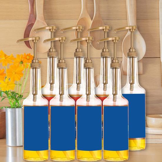 8ks lis na sirup na šerbet Typ lisu Odnímatelný řezací dávkovač Dávkovač šťávy Čerpadlo na láhve Kuchyňské pomůcky