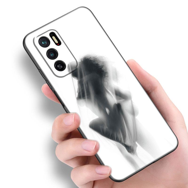 Sexy Frau Lustige Mädchen Telefon Fall Für Xiaomi Redmi Hinweis 7 8 9 10 Lite 11 11E 11T 12 Pro 11S 4G 10T 5G 8T 9S 10S TPU Schwarz Abdeckung