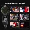 1 Pair Motorcycle LED Turn Signal Lights Brake Light Lamp For Harley Electra Glide Road