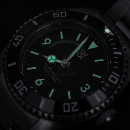 NEW model HYAKUICHI 101 38mm 20 ATM water resistant sweep seconds diver's watch ceramic bezel non-date wristwatch black men's women's unisex