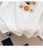Women's Plus Size Loose Mid-Length Belly Covering Short-Sleeved Round Neck T-Shirt (Sizes 200/300/350 jin)