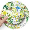 50 Dandelion Graffiti Stickers Personalized Small Fresh Plant Flowers Decoration Mobile Phone Water Cup Waterproof Stickers
