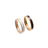 Couple Round Titanium Steel Ring Finger Ring Is Simple