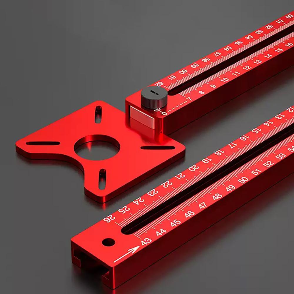 Aluminum 3-in-1 Router Slotting Jig Circular Radius Cutting Clamp Woodworking Cabinet Hardware Positioning Fixture Tool