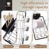 Expandable Dish Drying Rack Kitchen Sink Dish Drying Holder Cutlery Storage Counter Tableware Organizer Shelf