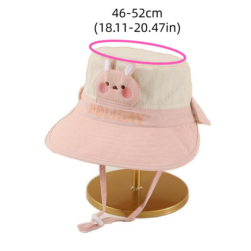 Korean Style Wide Brim Peaked Cap Breathable Cartoon Animals Baby Sun Protection Hat Sunscreen Quick Dry Children Fishman Hat