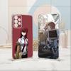 Steins;Gate Kyoma X Kurisu Phone Case Transparent Silicone Soft For Samsung S25,S24,S21,S22,S23,S30,Ultra,S20,Plus,Fe