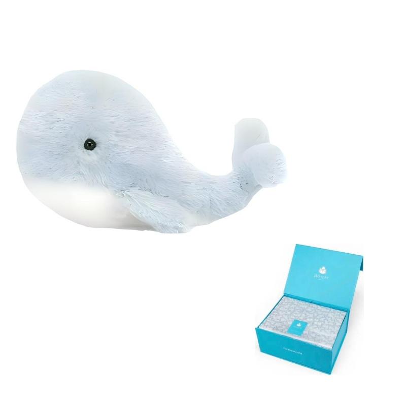 JELLYCAT Ocean Waverly Whale Soothing Grey Doll Plush Figure 8cm High