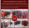 Summer Red Long Cheongsam Dress for Young Mother-in-Law at Wedding Banquet