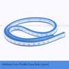 40cm Flexible Snake Shaped Ruler PVC Material with Clear Scales Double-Sided (Inch&Cm) Multiple Sizes for Sewing&Craft