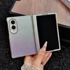 Etui z błyszczącym gradientem i pozłacaną ramką dla Samsung Z Fold 8 Ultra Fold8 szeroki Galaxy Z Fold 7 Magnetyczny zawias Ochronna osłona
