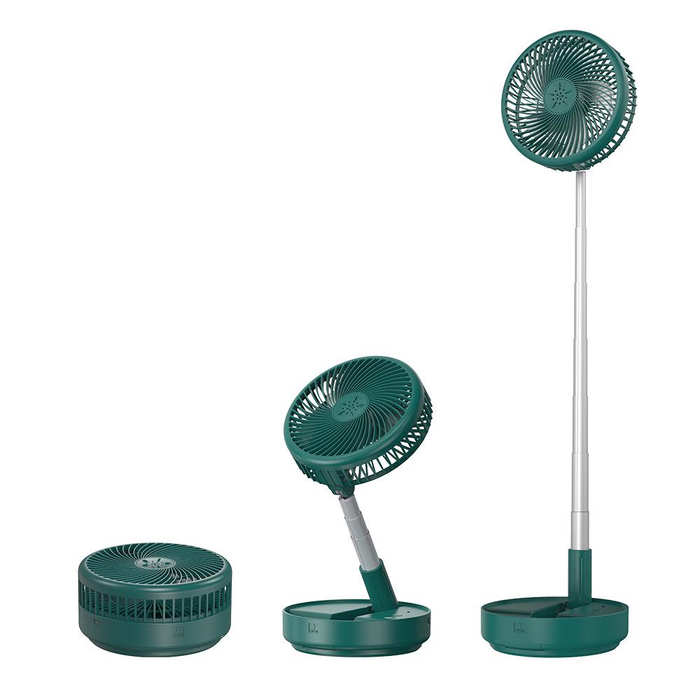 Portable USB Rechargeable Foldable Fan, Silent, Perfect for Home, Desktop, or Floor Use