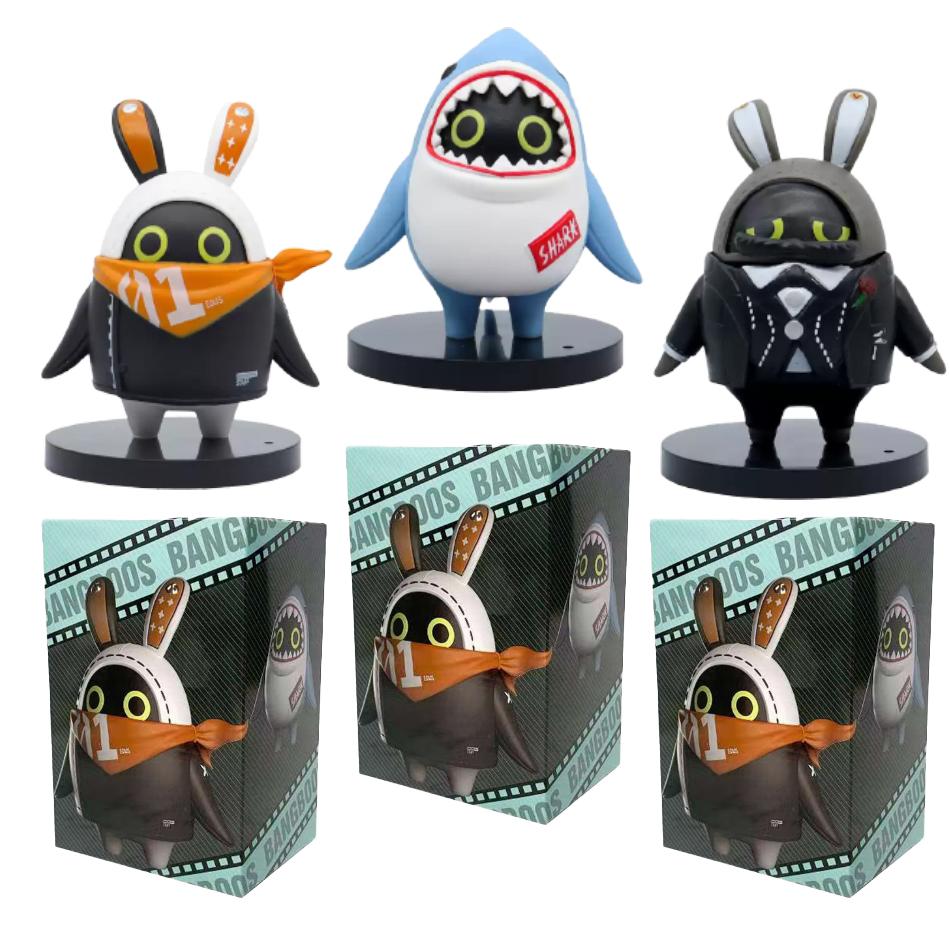 Game Zenless Zone Zero Anime Figure Toy Bangboo EOUS Sharkboo Amillion Cute Cartoon Accessories PVC Collection Decor Model Toys