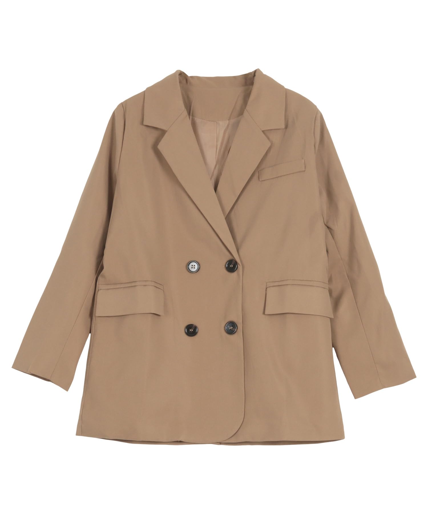 

Kobe Lettuce Приталенное Осеннее Длинное Двубортное Пальто Размера для Поездок на Работу Верблюжье Женское Пальто, Верхняя одежда, Рукав, Двубортное, Пальто, M, [K1227]