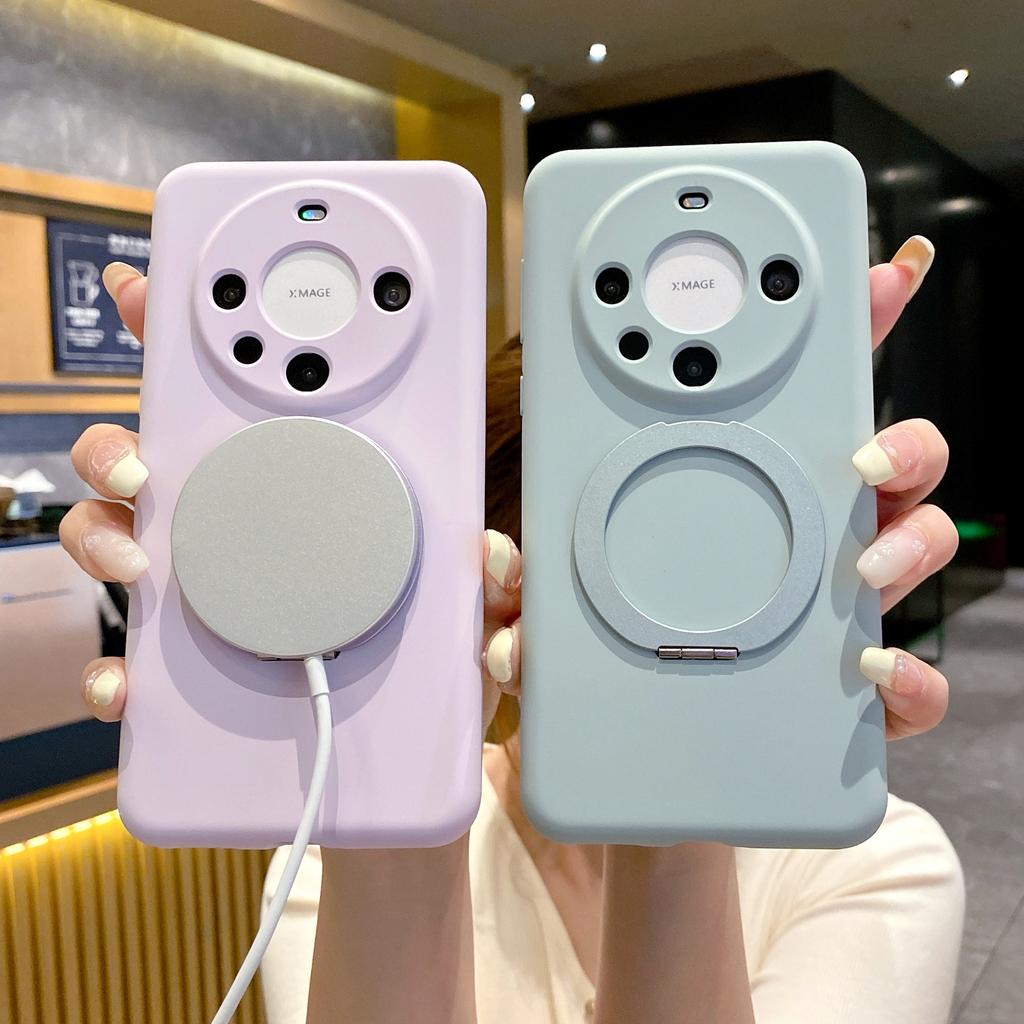 Für Huawei Mate60pro Handyhülle, Flüssigsilikon All-Inclusive-Halterung, Verdickte Anti-Sturz Mate60 Handyhülle